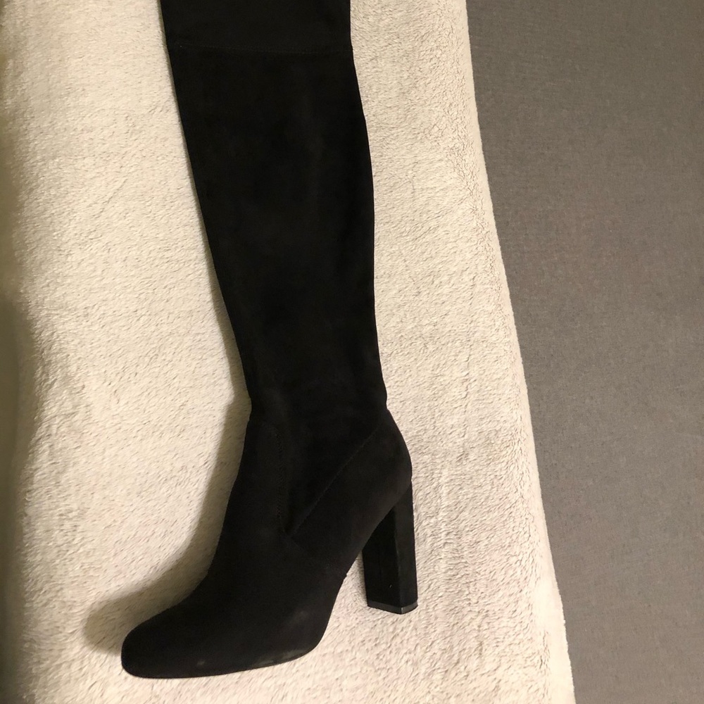 Black Thigh High Boots
